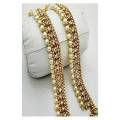 Set Of 2 - Pearl golden Payals. 