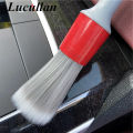 Lucullan Super Soft Synthetic Bristle Detailing Brushes Set PP Handle For Wheels,Tires, Engine Bay, Leather Seats, Door Panels. 