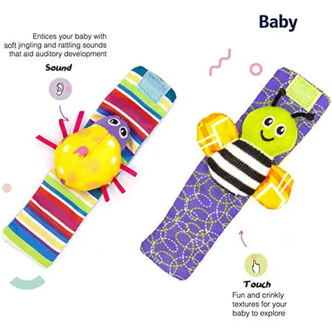 4%20Pcs%20Baby%20Rattle%20Set%20Toys%20Infant%20Wrist%20Strap%20Baby%20Socks%20Foot%20Finder%20Educational%20Handbells%20Cute%20Spider%20Cartoon%20-%20Image%209