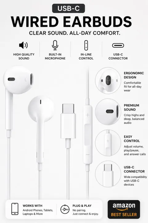 USB%20C%20Wired%20EarPods%20Earphones%20with%20Mic%20Handsfree%20for%20Type%20C%20Phones%20%7C%20High%20Bass%20Stereo%20Handsfree%20-%20Image%204