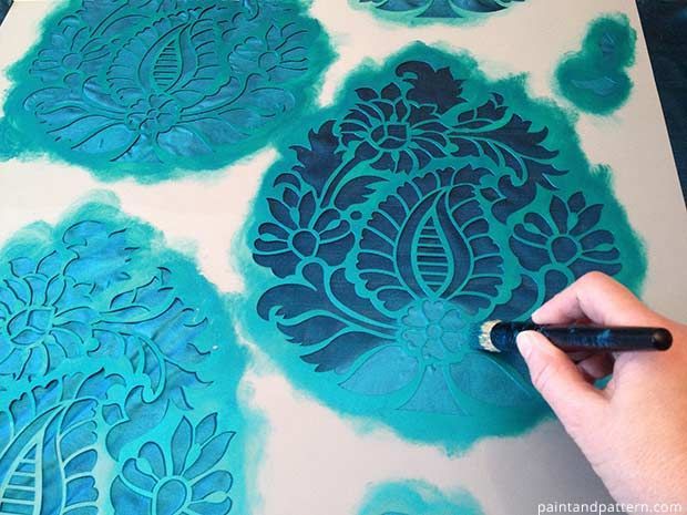 Pear%20Paisley%20Damask%20reusable%20stencil%20for%20wall%20decoration,%20Furniture%20,%20Canvas%20DIY%20Home%20decoration%20by%20imart%20Stencils%20-%20Image%203