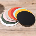 Round Cup Mat Colorful Durable Non-slip Placemats Coasters for Dining Table Round Square Cup Mats Mug Pads less Than Waterproof Placemat. 