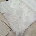 Black Cotton Net Dupatta with 2 side lace for girl & ladies by Roop Mahal Online Store. 