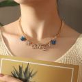 Cute Choker Necklace For Women Girls Baby Honey Angel Crystal Letters Pendant Chain Collar Necklace Trendy Jewelry. 
