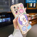 Dienya For Xiaomi MI Redmi Note 10 Pro Max Case Cartoon Radish Rabbit Pattern Luxury Plating Silicone Phone Cases Fashion Shockproof Soft Case Full Cover Camera Lens Protection Shell. 