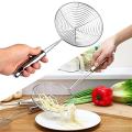 Stainless Steel Long Handle Round Mesh Strainer Drainer Sifter Colander Spoon Kitchen Tool. 