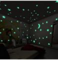 Pack of 50 3D Fluorescent Multicolor Glow in Dark Stars Wall Stickers, Luminous Bedroom Ceiling Home Decor. 