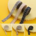 1 Yard Garment Clothing Accessories Wedding Dress Pearl Chain Crystal Banding Applique Hot Fix Rhinestones Trimming. 