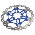 Bicycle Disc Brake Floating Rotors 160/180/203mm Stainless Steel Alloy Six Holes MTB Mountain Bike Disk Plate. 
