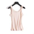 Cotton Camisole Trim Lace Breathable. 