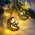 Muslim Moon Star Light String Eid Mubarak Decoration Islamic Al Adha Supplies Hari Raya Fairy String Light. 