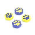 【HOT】 Shaped Cat Claw Thumb Grip Cap Silicone Soft Protective Cover Controller Thumbstick Case For Nintendo Switch Oled Joycon NS Lite. 
