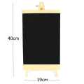 Pine Wood Easel Chalkboard for Kids Wooden Memo Black Board Collapsible Writing Boards. 