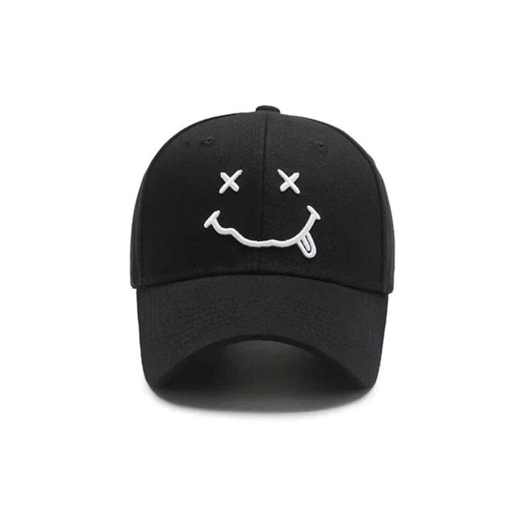 Caps Club Black Emoji Cap Cap for Boys / Cap for Men Caps For Girls / Boys Caps / Men Caps / Mens Caps / Girls Caps / Caps For Boys / Unisex Caps / Topi / Girls Caps