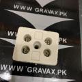 100A 2 Way Ceramics Terminal Blocks High Temp Porcelain Ceramic Connectors for Electrical Wire Cable. 