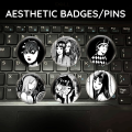 6 pcs JUNJI ITO ANIME pin badges 58mm based on Pinterest core music lyrics album anime cute for girls friend gifts movie film movie gothic famous indie cute I dont care aesthetic Pinterest finds for decor backpack cute. 