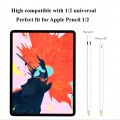 5pcs Soft Silicone Stylus Pen Tip Protector  Replacement Silicone Tip Case Nib Protective Cover  Non-slip Screen Stylus Pencil Tip Protection Cap Universal For Apple Pencil 1/2. 