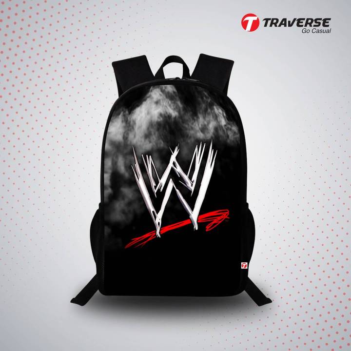 Traverse  WWE Backpack for Boys(Digital printed Backpack) Bags hand bag for girls bags for girls