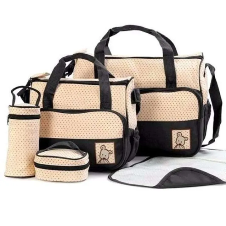 Diaper Baby Bag Set 5 Pcs Mother & Baby’s Diaper Bag Amazing Body and ...