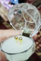 Diamond Single stone Earings Studs Tops Gold Platted for Women & Men. 