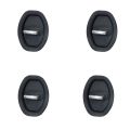 New Silent Accessories Car Door Lock Buckle Protection Cover 1/4PCS Auto Accessories Door Shock Absorber Cushion Black/White Silicone Anti-Collision Car. 