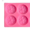 Easy Release Cookie Mold Silicone Cookie Mold Set Easy Release Baking Molds for Fondant Cake Chocolate Candy More Kitchen Supplies for Creative Treats Round Square Star Heart Shapes for Southeast. 