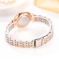 LooKeo mall Fashionable New design Stainless Steel strap Casual wrist Watches Elegant Female Bracelet Watches For Girls Luxury Stylish Watch. 