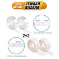 Pack of 4 Balloon Arch Kit 10M Garland Decorating Strip Tape and 200 Removable Glue Sticky Dots Birthday Party.. 
