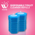 Pack of 12: WBM Disposable Toilet Cleaner Refill, Easy-To-Use Quick and Powerful Toilet Cleaner Sponge - (8 Pcs/pack). 