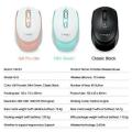 Nuos W3 2.4G Portable Wireless Mouse Ergonomic Non-Slip Roller 800/1200/1600 DPI Matte/Mirror Texture Plug and Play for PC and Laptop. 