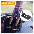 Foldable Car Roof Rack Step Car Door Step Multifunction Universal Latch Hook Foot Pedal Aluminium Alloy Safety car accessories. 