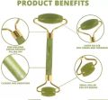 Massage Beauty Tool Roller and Guasher Natural Calcite & Onyx Stone Steel Roller Facial Massage, Guasha, Mushroom Massager Facelift Tool Gouache Scraper Facial Guasa Massage Kit Guasha. 