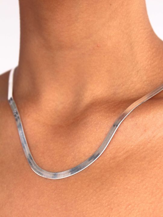 Golden%20snake%20chain%20/%20gold%20choker%20/%20High%20quality%20Flat%20snake%20chain%20/%20gold%20necklace%20/%20925%20Sterling%20Silver%20/%20gold%20chain%20-%20Image%206