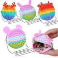 Popit Fashion Bag Bubble Decompression Toy Purse Pop It Bags For Girls In Multicolor Pop It Bag Push Bubble Pop Its Pendant Bag Random Design And Colors. 