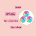Bite Resistant Glowing Elastic Ball Durable Flashing Molar Interactive Ball Pet Rubber Chew Toy For Cats Dogs To Away From Bored. 