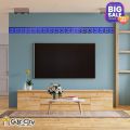 Gift City Blue Mirror Tile Stickers | Self-Adhesive Acrylic Wall Décor | DIY Home Decoration – 5/10/20/40/80 Pcs (60x60mm). 