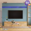 Gift City Blue Mirror Tile Stickers | Self-Adhesive Acrylic Wall Décor | DIY Home Decoration – 5/10/20/40/80 Pcs (60x60mm). 