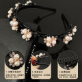 Pearl Braided Hair Clip, Summer Headband, Decorative Hairpin for Women. 