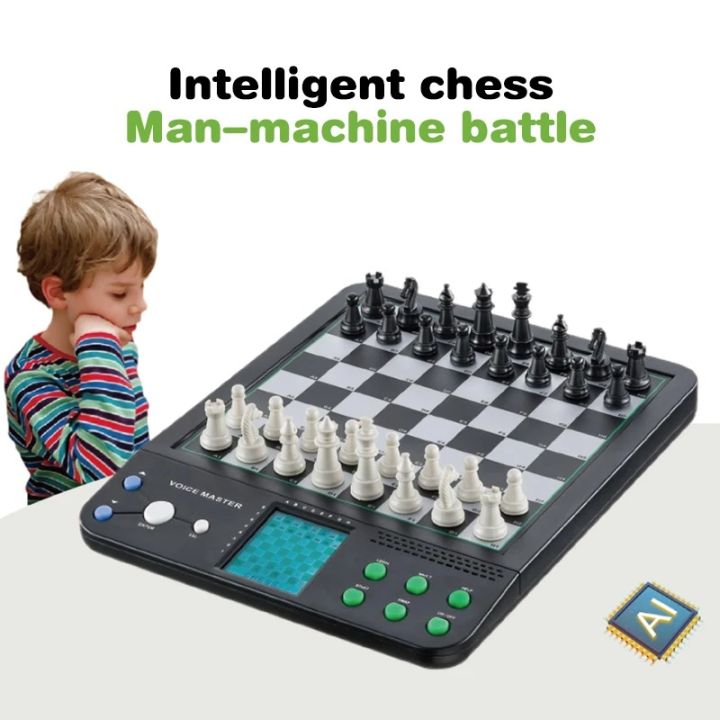 Electronic Chess Game Magnetic Chess Piece Sensory Board Screen Novice ...