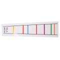 4/4 Violin Fretboard Sticker Fingerboard Marker Fiddle Learn Note Chart Tape 2Pcs. 