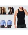 Slim 'n Lift Slimming Vest for Men (Black). 