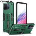 For Redmi 12C case Hidden bracket with hard armor full protection case For Mi Xiaomi Redmi 12C Back cover. 
