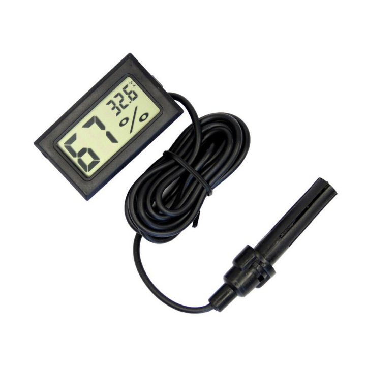 Digital Hygrometer - humidity and temperature display  (With Batteries)