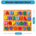 2 in 1 Wooden Peg Puzzle Set Wooden Alphabet ABC Wooden Numbers 123 Learning and Education for Boys and Girls Educational Toys Stem Toys Jigsaw Puzzle for kids ages 2 and above Boys and Girls. 