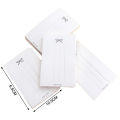 50PCS White hairpin card Trinket packaging hair display Cardboard Hair Clip. 