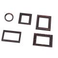 Miniature Picture Frame, 5pcs Exquisite Mini Photo Frame for Dollhouse. 