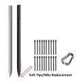 (20 Pack) Marker Pen Tips/Nibs for Remarkable 2 Stylus Pen Replacement Soft Nibs/Tips Black. 