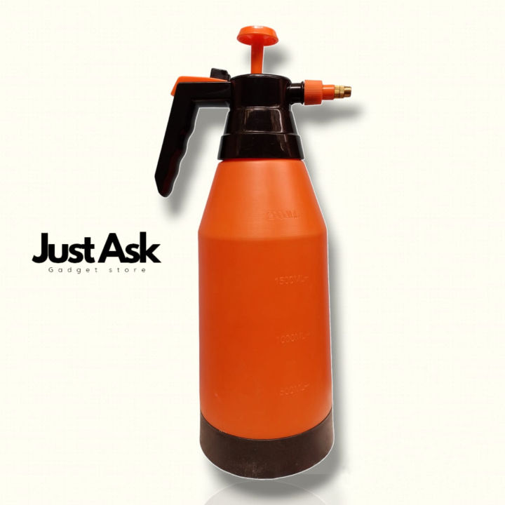 Just Ask 2 Liter Pressure Pump Water Sprayers – Garden Plant Spray, Car Wash Portable Chemical Sprayer Pump Pressure Garden Water Spray Bottle Handheld 2l