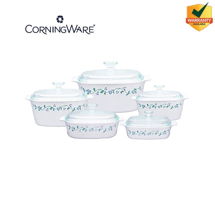 CorningWare Classics 10 piece Pyroceram Cookware Set Daraz.pk