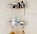 Bathroom Corner Shelves - Stainless Steel Wall Mounted Shelf (1 Piece). 